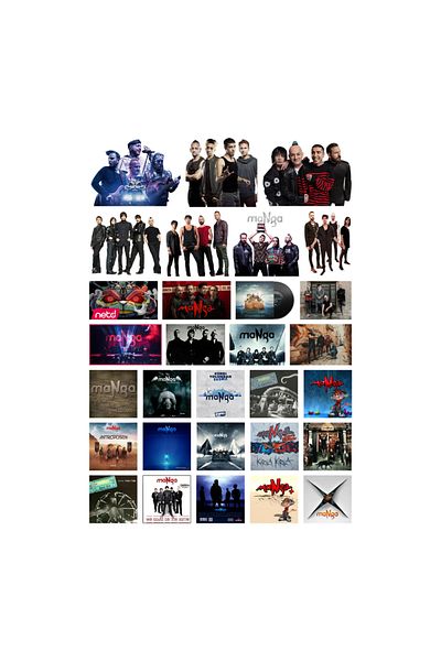 Ororabutik Σετ αυτοκόλλητων 30 τμχ Manga Pop Rock - Σετ αυτοκόλλητων Scrapbook Bullet Journal