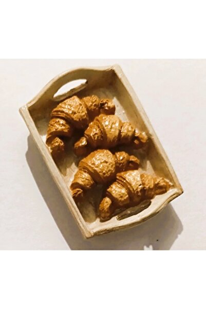 morlalem m Kruvasan Tepsi Magnet Silikon Kalıp K-1403, Taş Tozu Polyester Sab...