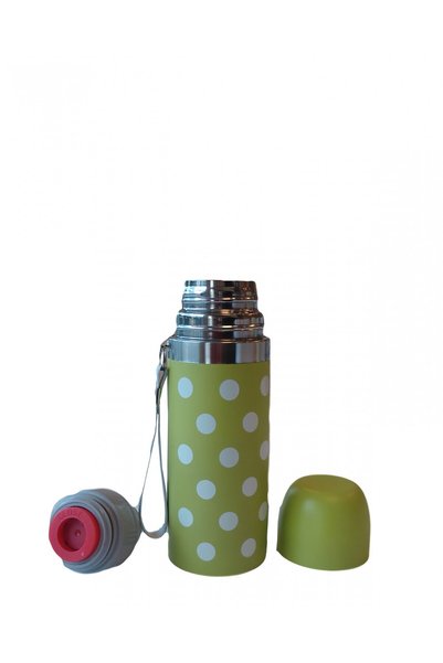 Sema Baby Puantiyeli Bebek Termosu 350 ml - Yeşil