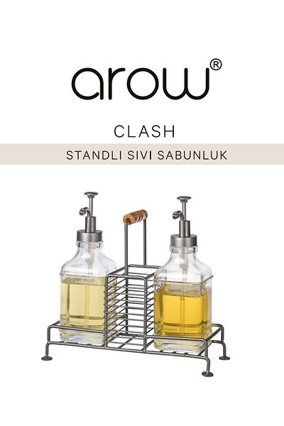 AROW Комплект дозатори за течен сапун Clash Stand