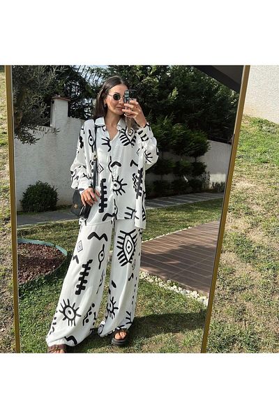 Natavanbutık Ethnic Patterned Comfortable Set