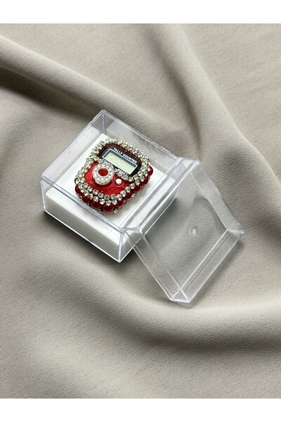 Deniz Elmasları Hediyelik Taşlı Zikirmatik - Kutu İçerisinde