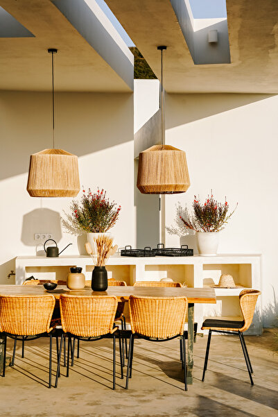 mammoly Tekli Avize, Bohem Avize, Rafya, Rustik, Jüt Avize, Doğal Hasır Avize, Bambu Avize