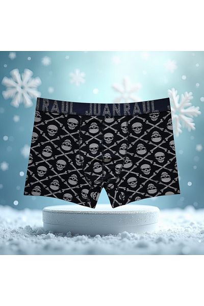 Juan Raul Boxer pentru bărbați Comfort Flex Lenjerie de corp din bumbac moale și respirabil Boxer