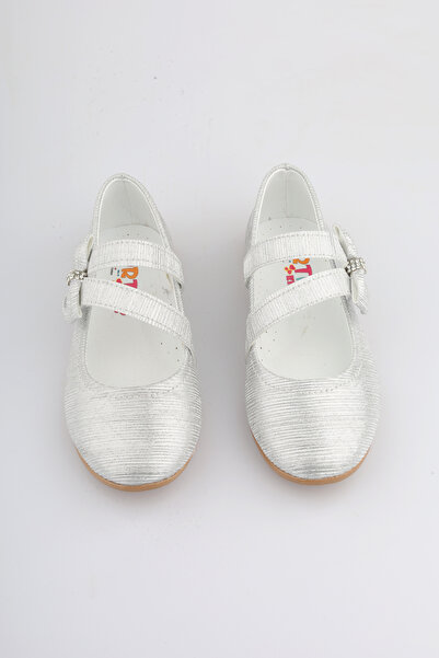 FOLLOWIN Girl's Stoned Velcro Bow Ballerina Ballet