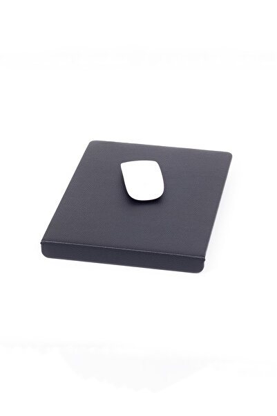 Turgut Office Mousepad cu protecție pentru margini din piele, negru, 23x30cm