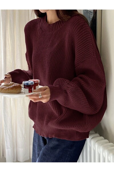 Bengi Clothing Oversize Cut Knitwear Sweater