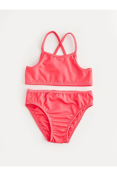 LC Waikiki Lcw Flexible Fabric Baby Girl Bikini Set Fast Fashion