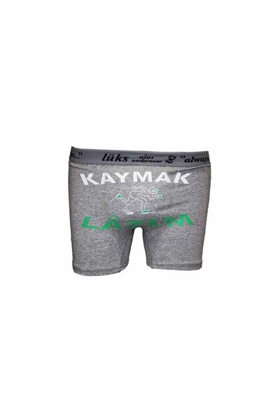 Ulus Tekstil Kaymak Lazım Komik Baskılı Erkek Boxer