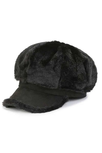 Betülce Trend Plush Fur Cap Hat