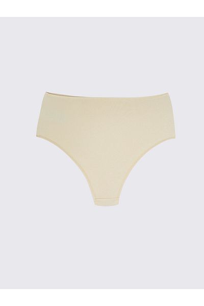 LC Waikiki Lcw Dream Beige Women's Flat Bikini Bottom
