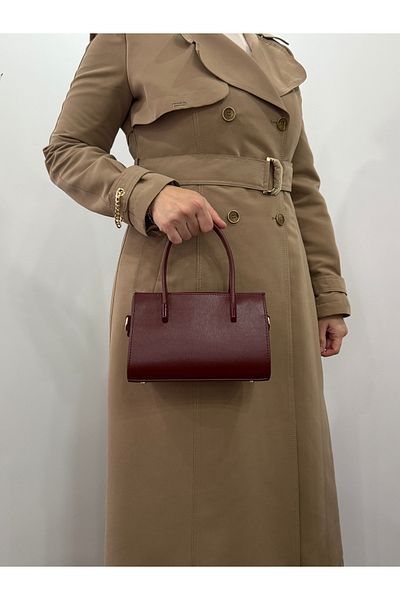 DEV 3 ADAM Burgundy Women's Strap Hand Shoulder Crossbody Bag