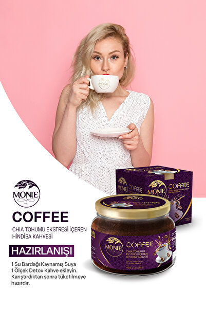 MONİE Chia Tohumlu Hindiba Kahvesi Detox Kahve 1 Aylık