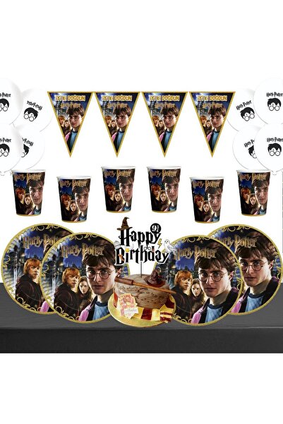 Parti Evreni Harry Potter Doğum Günü Parti Seti 16 Kişilik