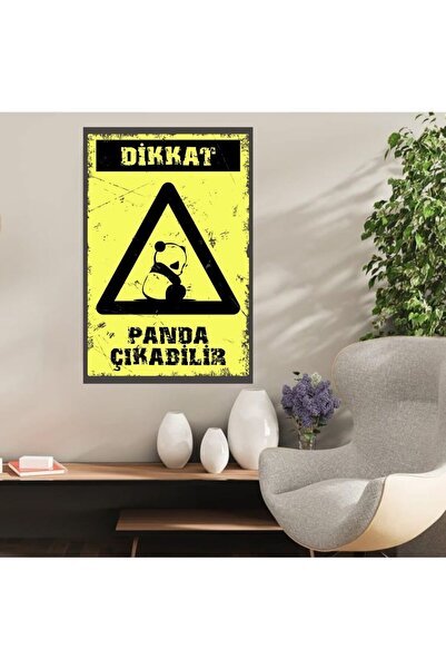 DURUSOY Ξύλινη ρετρό αφίσα από MDF, Αστεία ατάκες, Γραφές τοίχου, Τοπίο, Ιστο...