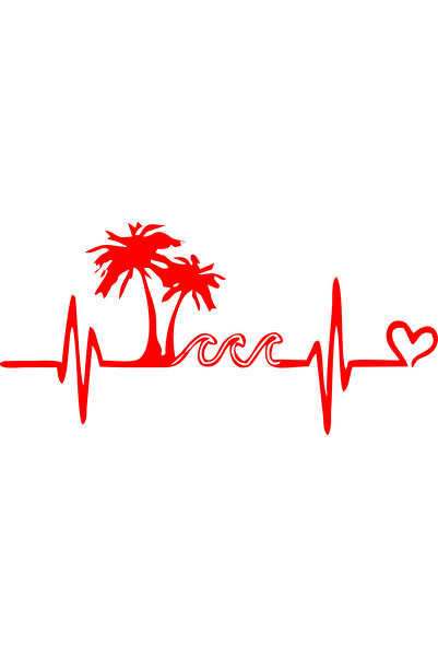 Birim Matbaa Holiday and Sea Auto Sticker (25X 12 cm)