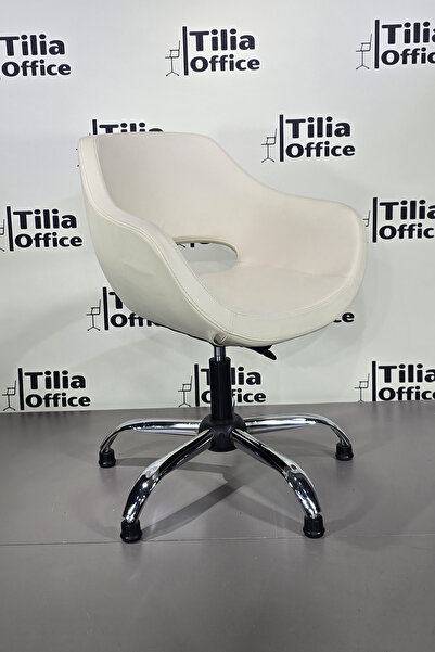 Tilia Monaco Çalışma Kesim Kuaför Koltuğu Yonca Sabit Krom Ayak