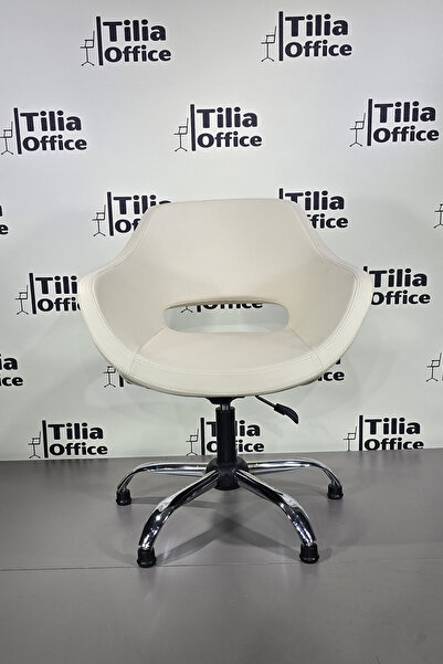 Tilia Monaco Çalışma Kesim Kuaför Koltuğu Yonca Sabit Krom Ayak