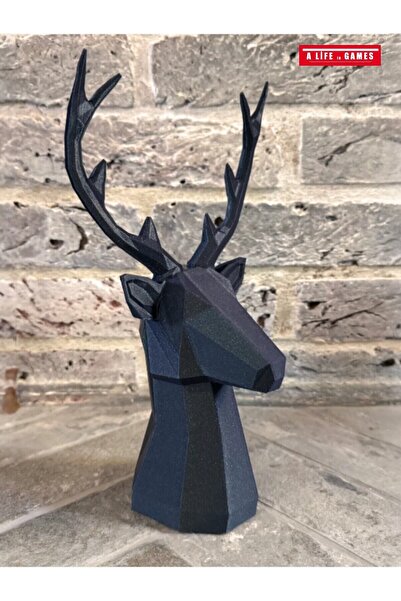 a life in games Geyik Figürlü Modern Dekoratif Biblo – Şık Masaüstü Dekor Dek...