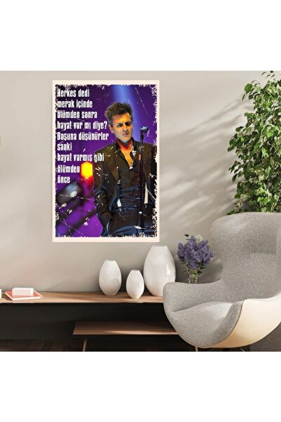 DURUSOY Ξύλινη ρετρό αφίσα από MDF, Αστεία αποφθέγματα, Γραφές τοίχου, Τοπίο,...