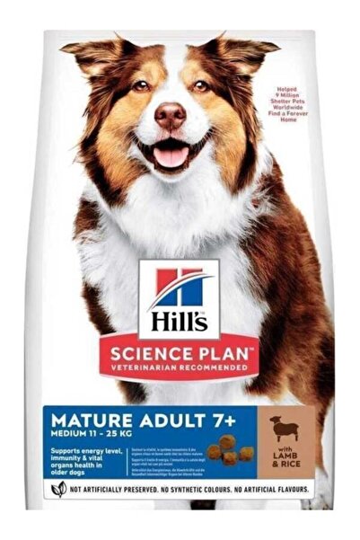 Hill's Hills Mature Senior +7 Medium Orta Irk Kuzu Etli Yaşlı Köpek Mamasi 2....