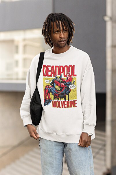 SEVBANO Deadpool x Wolverine unisex herojska majica sa štampanim motivom