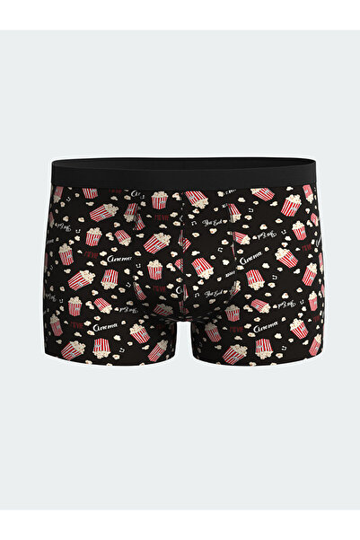 LC Waikiki Kırmızı Standart Kalıp Pamuklu Esnek Erkek Boxer 3'lü