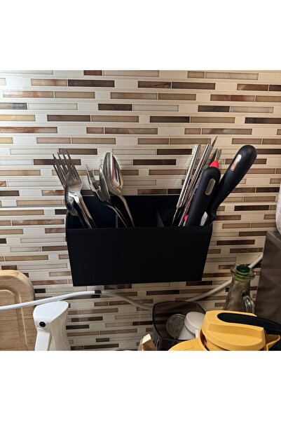 Gadget Gurme Mutfak Çatal Bıçak Kaşık Organizer Duvar Askı Aparatı PLASTİK