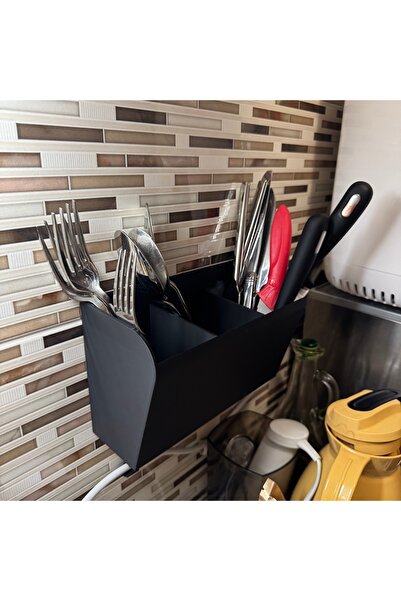 Gadget Gurme Mutfak Çatal Bıçak Kaşık Organizer Duvar Askı Aparatı PLASTİK