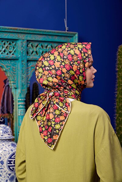 İpekhan Колекція Marrakech М'який шарф - Чорний фіалковий 1192-15