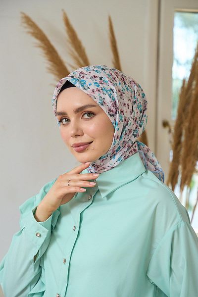 İpekhan Summer Sparkle Collection Μαλακό Κασκόλ Μπλε Πούδρα 1191-03