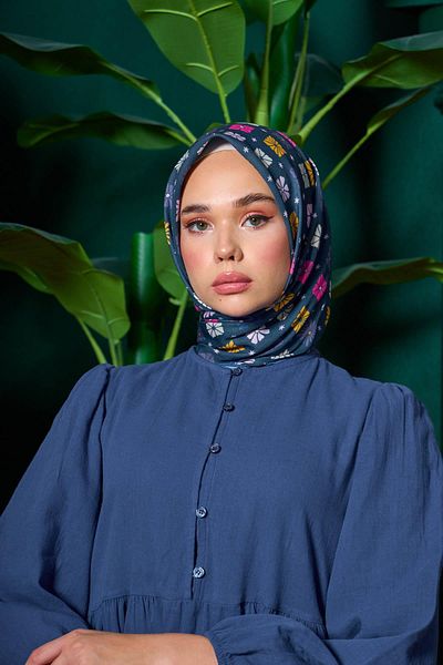 İpekhan Μαλακό κασκόλ Marrakech - Συλλογή Eggplant Purple 1204-10