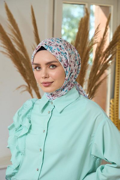 İpekhan Summer Sparkle Collection Μαλακό Κασκόλ Μπλε Πούδρα 1191-03