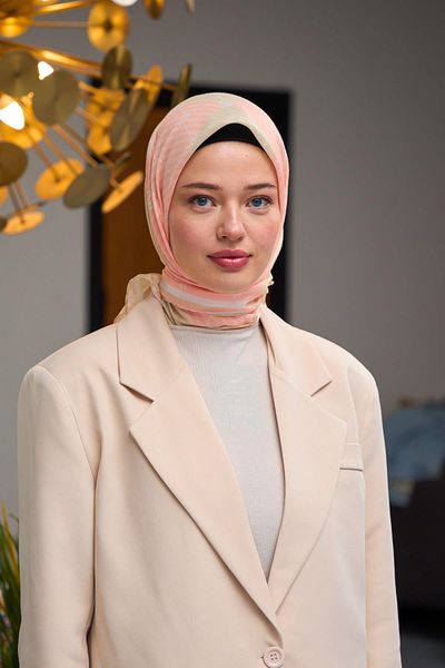 İpekhan Harmony Collection Soft Scarf Powder 1176-16
