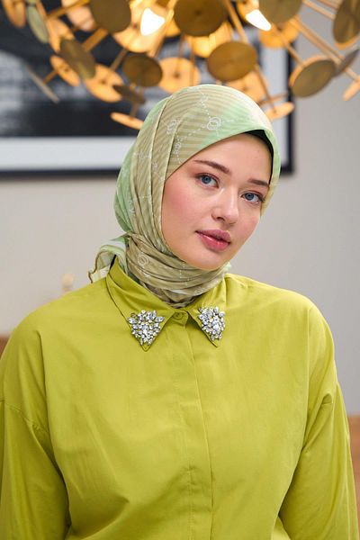 İpekhan Harmony Collection Soft Scarf Grass Green 1176-04