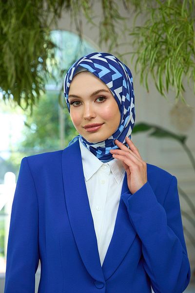 İpekhan Συλλογή Summer Sparkle Μαλακό κασκόλ Navy Blue Indigo 1187-02