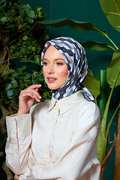 İpekhan Μαλακό κασκόλ Marrakech Collection Arsenic Black 1205-10