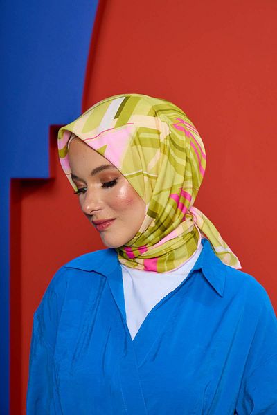 İpekhan Marrakech Συλλεκτικό Μαλακό Κασκόλ Cherry Pink Len 1208-04