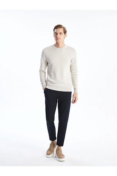 LC Waikiki Pulover tricotat pentru bărbați LCW Crew Neck