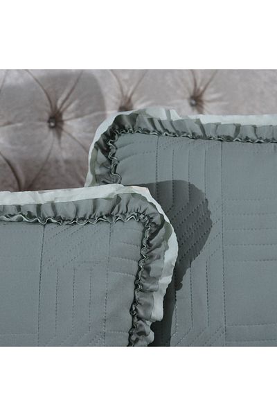 Schafer Home Clara Bedspread Set 3 Pieces-Grey
