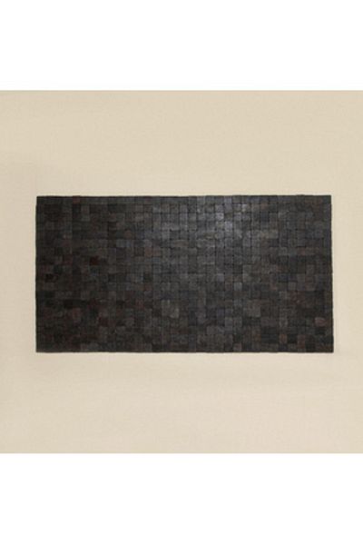 Chakra Costa Wooden Mat 60x100 Cm Black