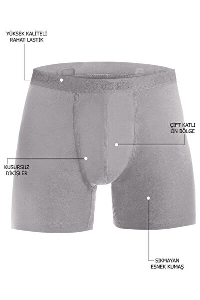 Öts 3-пари чоловічих модальних боксерів сірого кольору