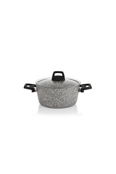 Schafer Storm Granite 12 Piece Cookware Set - Gray