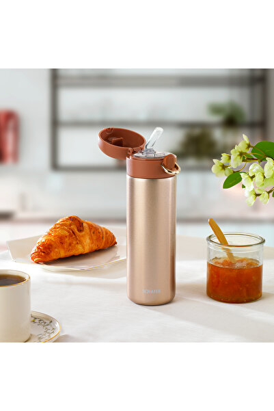 Schafer Iron Man Thermos 450 Ml-Rosegold