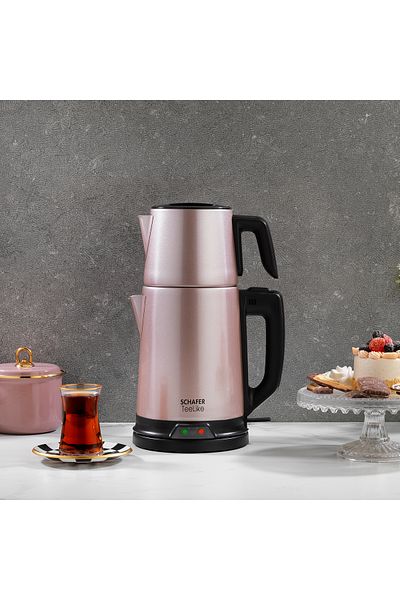 Schafer Teelike Stainless Steel Tea Machine-Rosegold