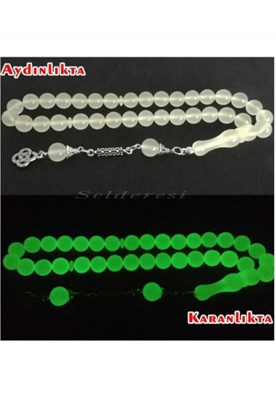takı tak silver Beisana White Capsule Cut Night Burning Lighted Highlighter Powder Amber Rosary Cat's Eye Wholesale Rosary
