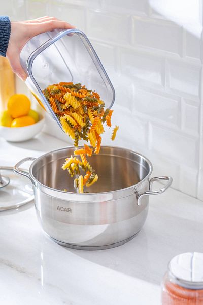 ACAR Karat Steel Deep Pot - 22 Cm