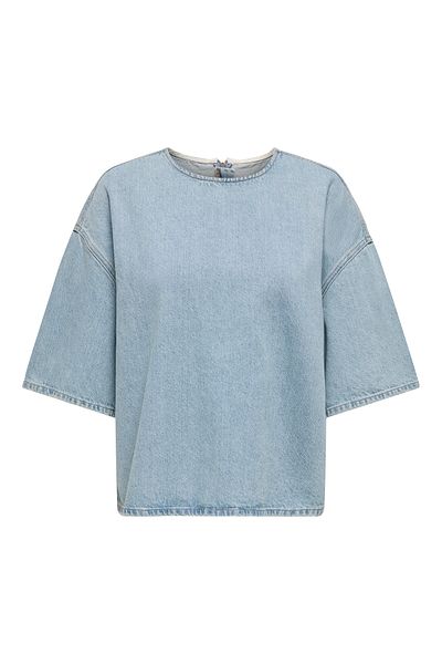 ONLY Onlbarbara Dnm Shirt - S/S Azg Model