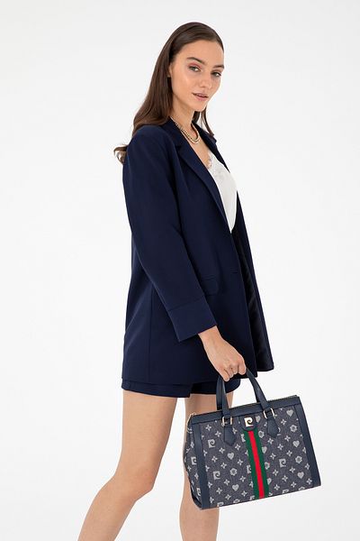 Pierre Cardin Geantă de umăr pentru femei Denim Navy 05PO24K1980