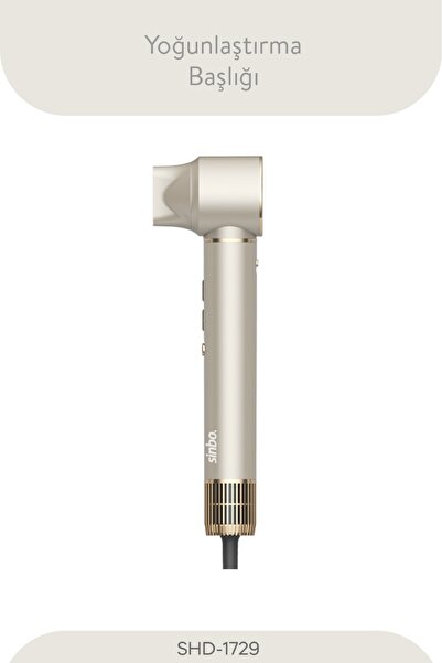 Sinbo Pro Compact  Multi-styler Hava Üfleme 5in1 Saç Şekillendirici Bldc Motor Shd-1729 Shiny Gold